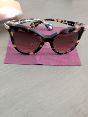 Vivienne Westwood Diamante Horned Sunglasses